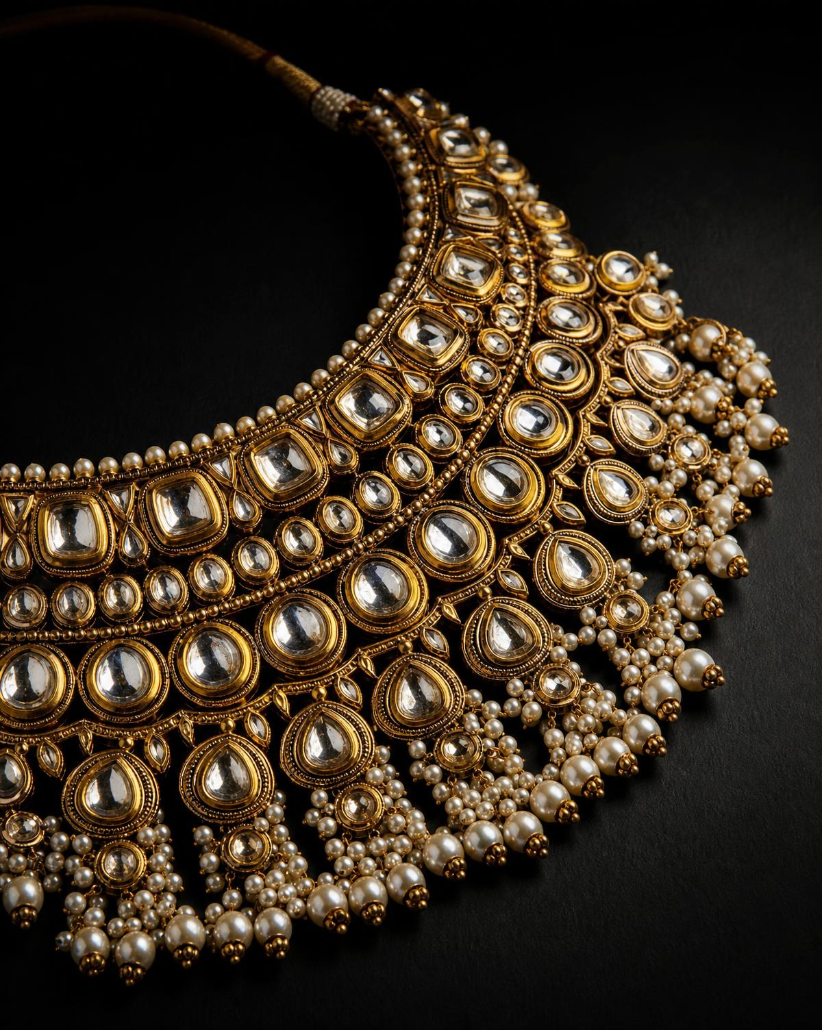 Rajwadi Bridal Haar — Gold Forming by Era Jewels